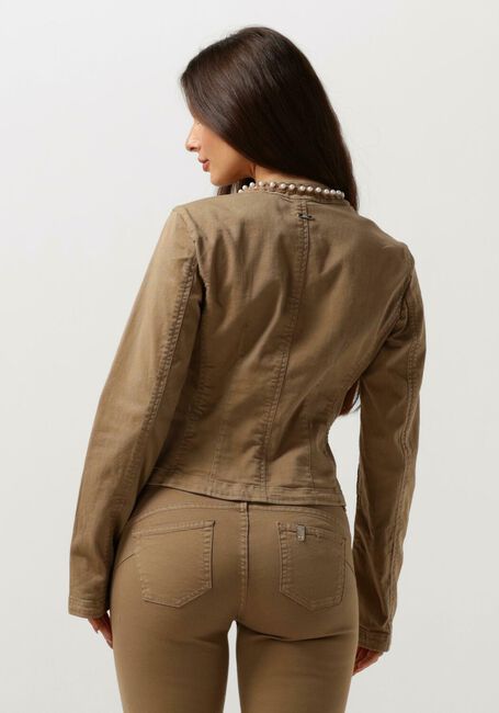 LIU JO Jack DRILL STRETCH MIX JACKET en beige - large