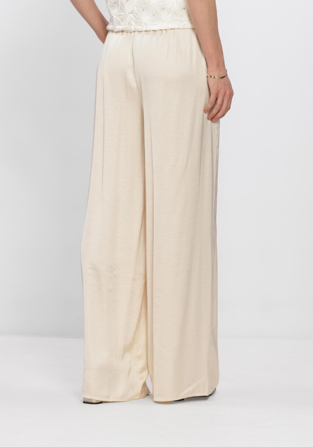 Gebroken wit FREEBIRD Broeken/jumpsuits WV-SATIN-AIR-26-1 - large