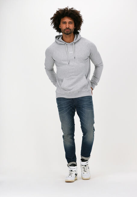 Lichtgrijze FORÉT Sweater BISON HOODIE - large