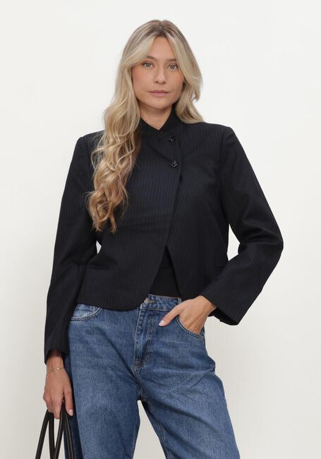 NEO NOIR Blazer TIRIA SLIM PINSTRIPE BLAZER Bleu fonc&eacute; - large