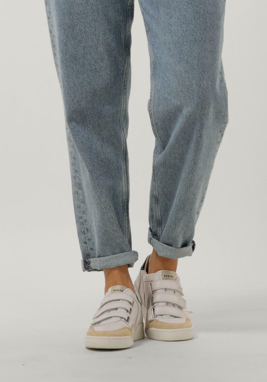 Witte NUBIKK Sneakers BLUEBERRY STRAPS - large