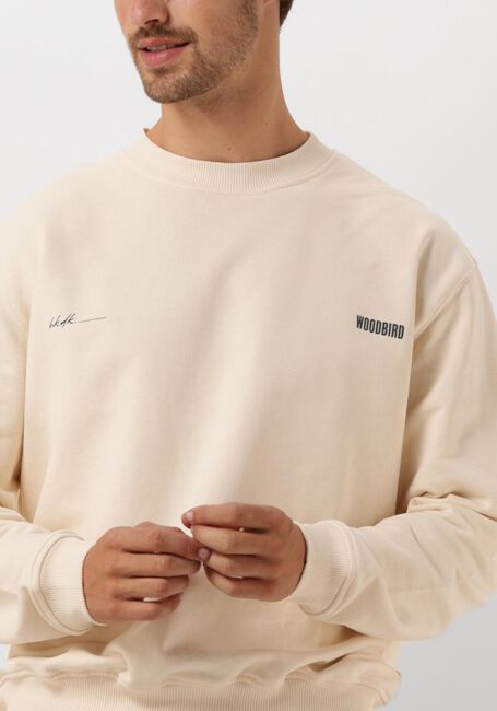 WOODBIRD Chandail WBCANE 8410 CREW Blanc - large