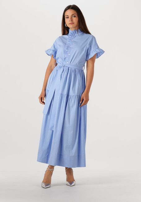 NEO NOIR Robe maxi NELLIE STRIPE DRESS Bleu clair - large