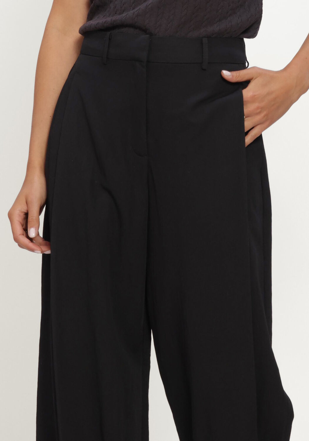 Zwarte COPENHAGEN MUSE Broeken/jumpsuits CMTAILYN-PANTS - large