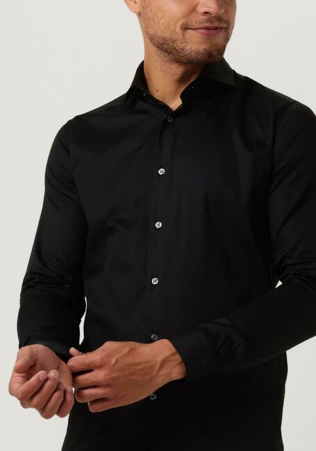 GENTI Chemise classique S0004-1109 en noir - large