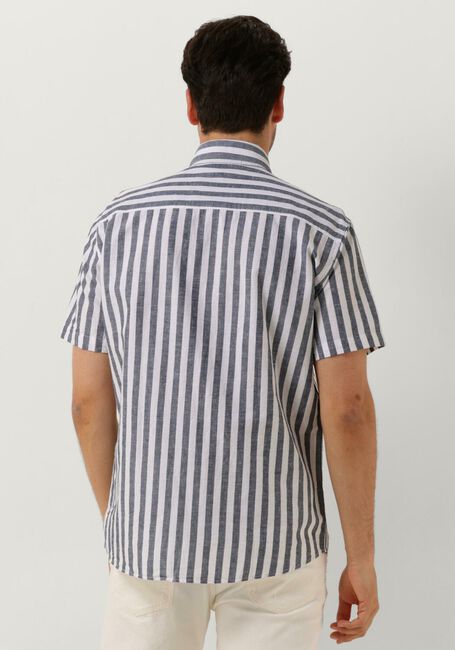 Blauwe SELECTED HOMME Casual overhemd SLHREGNEW-LINEN SHIRT SS CLASSIC - large