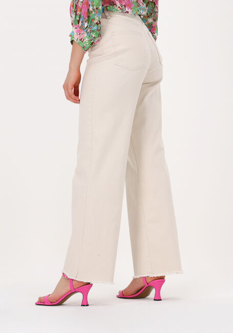Zand OBJECT Wijde broek SAVANNAH TWILL HW WIDE LEG. - large
