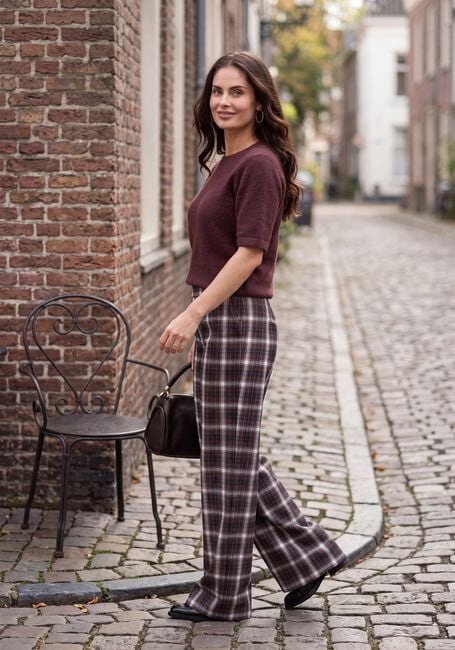 Bordeaux STUDIO ANNELOES Trui Felica pullover - large