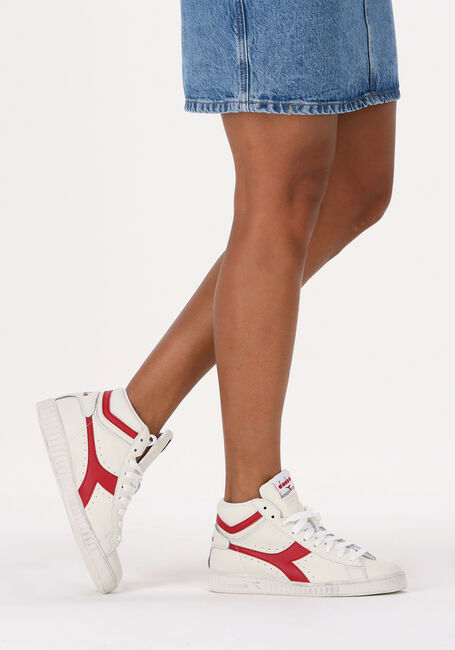 Witte DIADORA Sneakers GAME HIGH WAXED DAMES Omoda