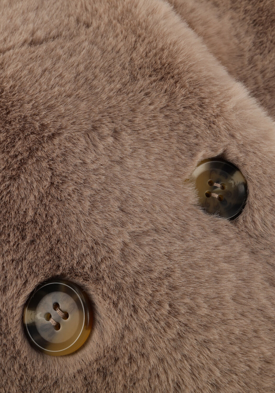 Beige IBANA Faux fur jas CAMIA - large