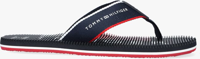 TOMMY HILFIGER MASSAGE FOOTBED TH BEACH Tongs en bleu - large