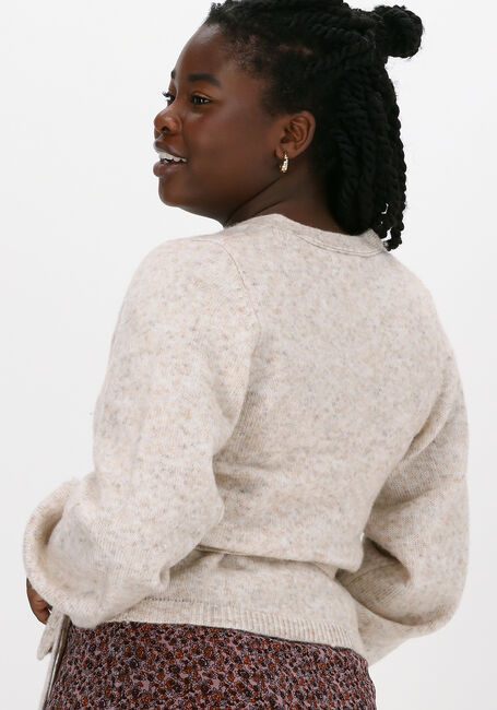 ENVII Gilet ENSOYA LS V-N KNIT 5249 en beige - large