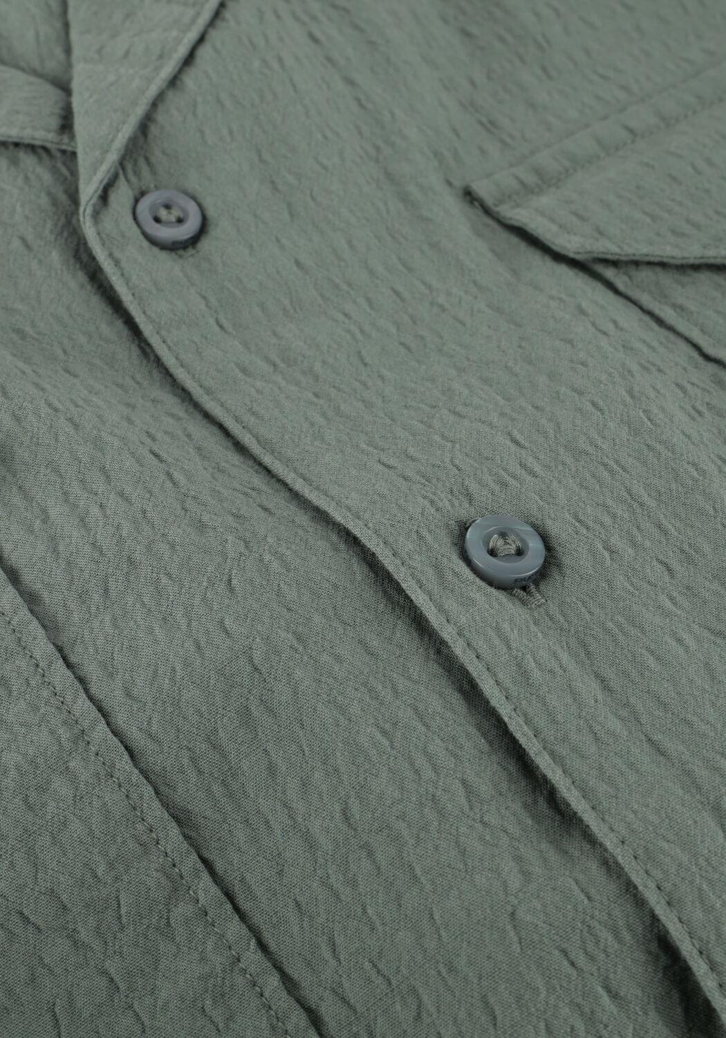 Groene PURE PATH Casual overhemd REGULAR FIT SHORTSLEEVE SHIRTS - large