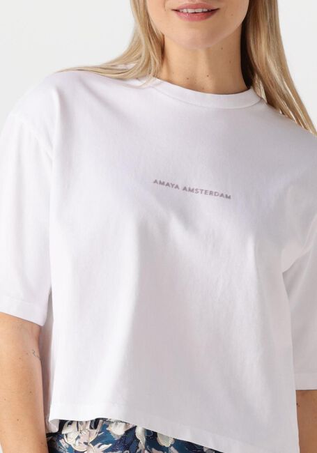 AMAYA AMSTERDAM T-shirt BAYLIE en blanc - large