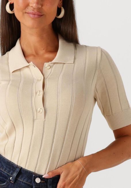 MODSTRÖM T-shirt TONIAMD SS POLO en beige - large