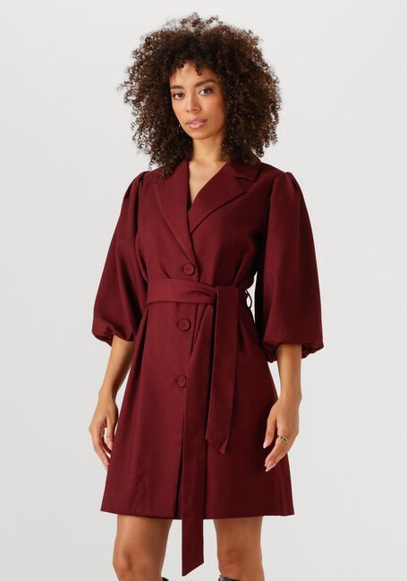 Bordeaux NOTRE-V Mini jurk NV-GINA - large