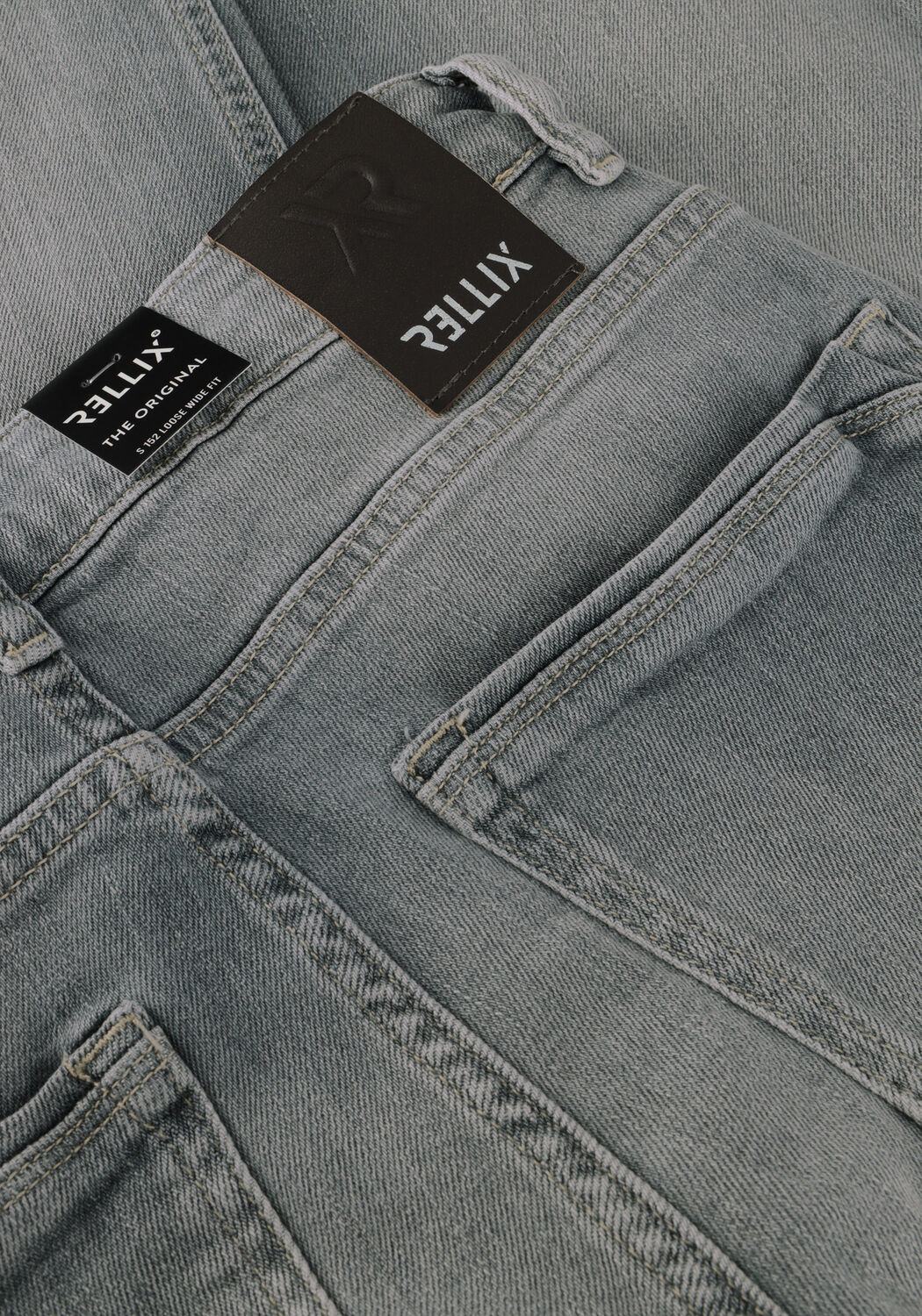 RELLIX Wide jeans 2815 LOOSE WIDE FIT JEANS en gris - large