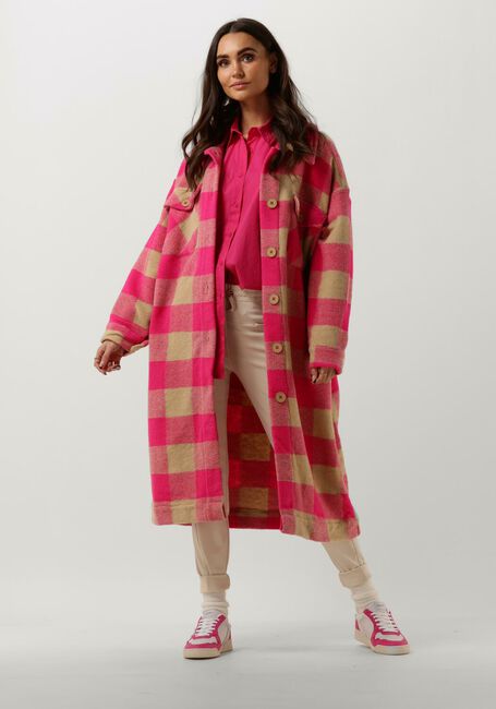 COLOURFUL REBEL TALIA OVERSIZED BOYFRIEND BLOUSE Blouses en rose - large