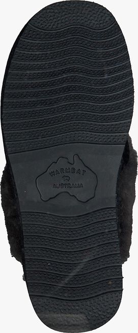 Zwarte WARMBAT Pantoffels ALICE - large