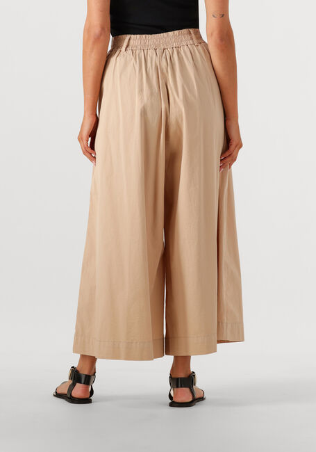 SUMMUM Pantalon large CULOTTE LT WT STRETCH POPLIN en beige - large