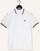 FRED PERRY Polo TWIN TIPPED FRED PERRY SHIRT en blanc FRED PERRY Polo TWIN TIPPED FRED PERRY SHIRT en blanc - medium