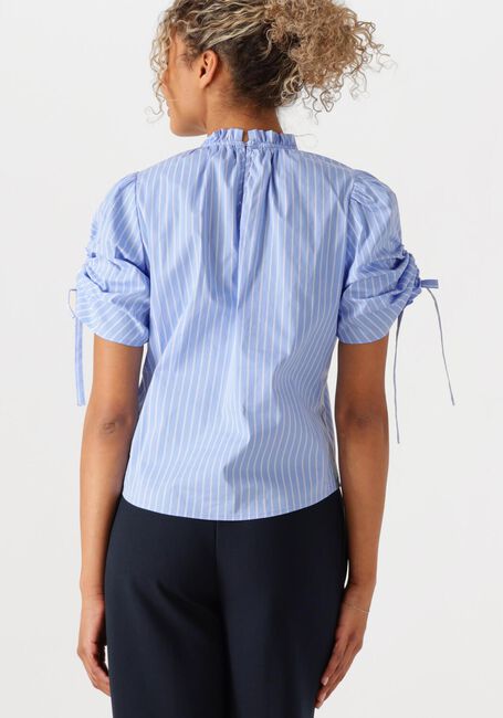 Lichtblauwe CO'COUTURE  DIVIACC PUFF SS BLOUSE - large