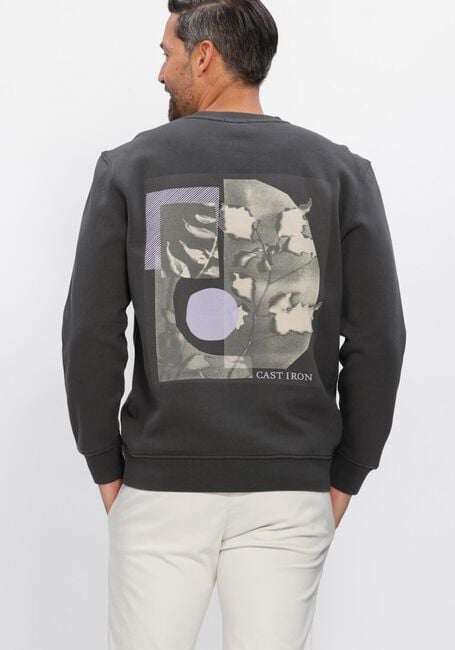 CAST IRON Chandail RELAXED FIT GRAPHIC Gris fonc&eacute; - large