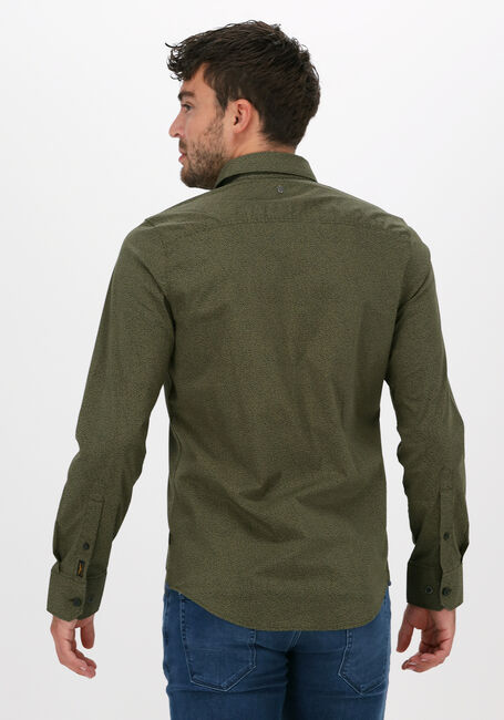 PME LEGEND Chemise d&eacute;contract&eacute; LONG SLEEVE SHIRT POPLIN STRET en vert - large