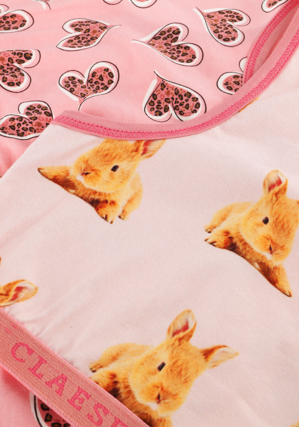 CLAESEN'S Soutien gorge CROP TOP 2-PACK en rose - large