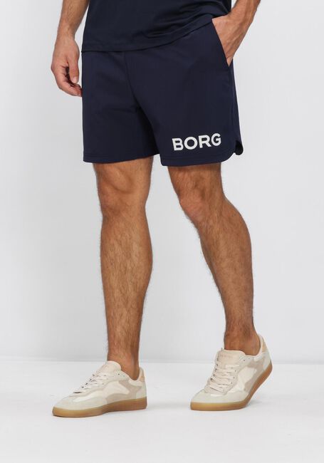 BJORN BORG Pantalon courts BORG 6 SHORTS Bleu fonc&eacute; - large