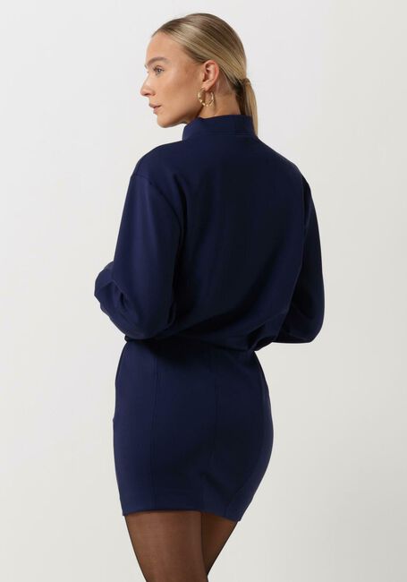 Donkerblauwe SEMICOUTURE Mini jurk Y2WL02 - large