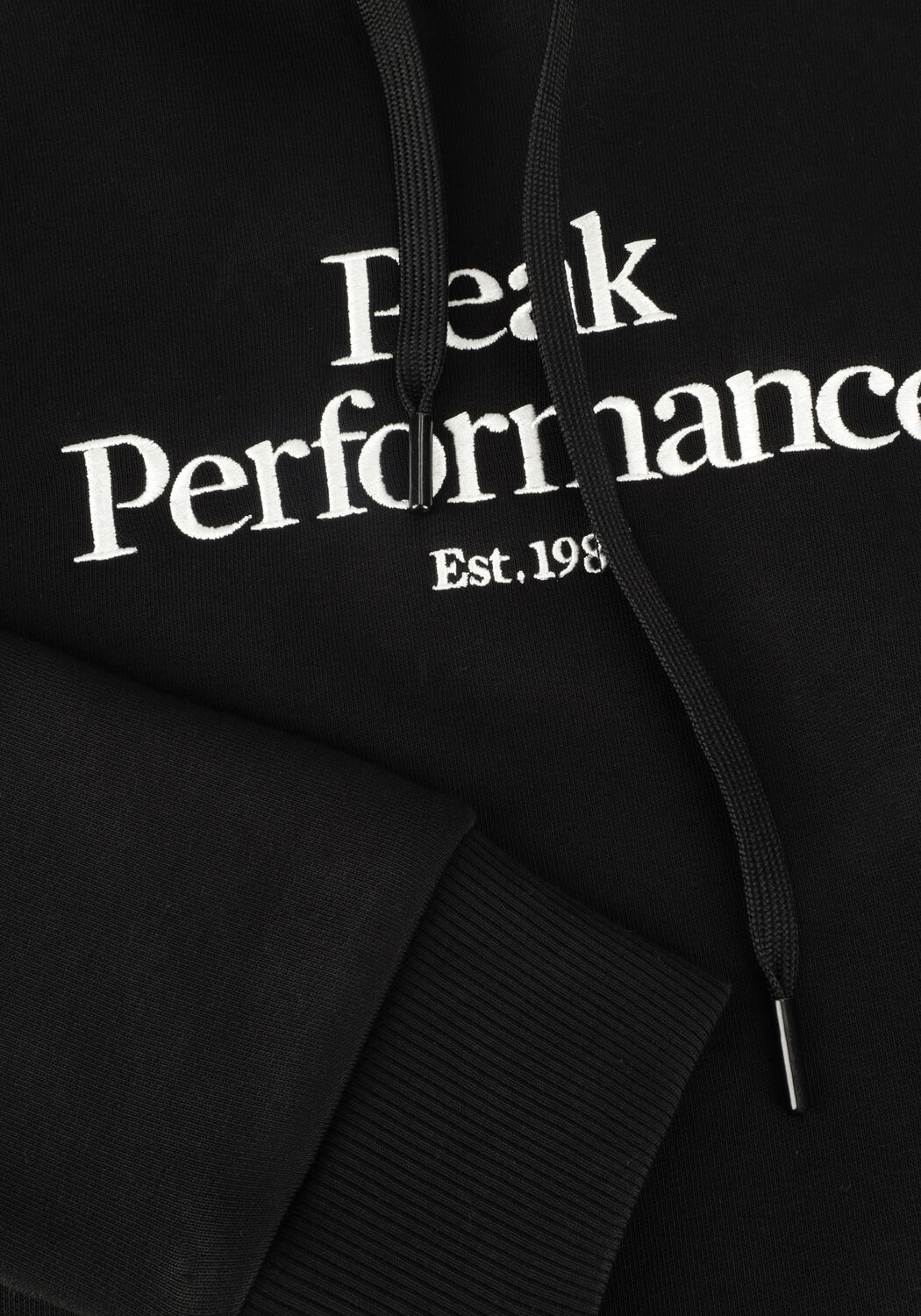 PEAK PERFORMANCE Pull W ORIGINAL HOOD en noir - large