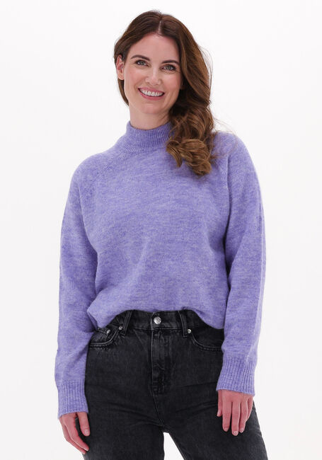 SELECTED FEMME Pull LULU LS KNIT HIGH NECK B en violet - large