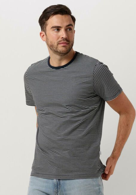 SELECTED HOMME T-shirt SLHASPEN STRIPE SS O-NECK TEE NOOS en bleu - large