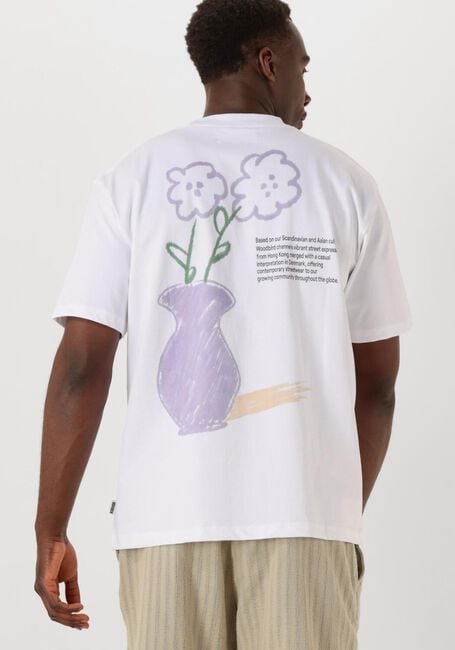 WOODBIRD T-shirt WBBANE CRAY TEE en blanc - large