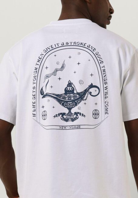 Witte WOODBIRD T-shirt BRAINE WISH TEE - large