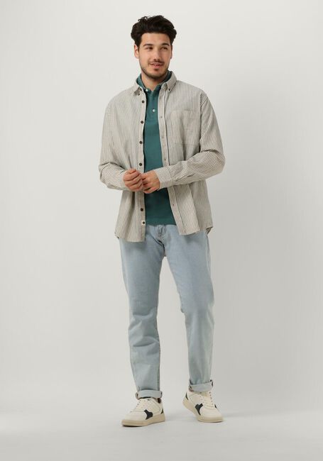 ANERKJENDT Chemise décontracté AKKONRAD L/S STRIPE SHIRT Sable - large