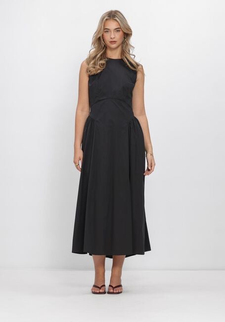 Zwarte COPENHAGEN MUSE Midi jurk CMPOPPI-DRESS - large