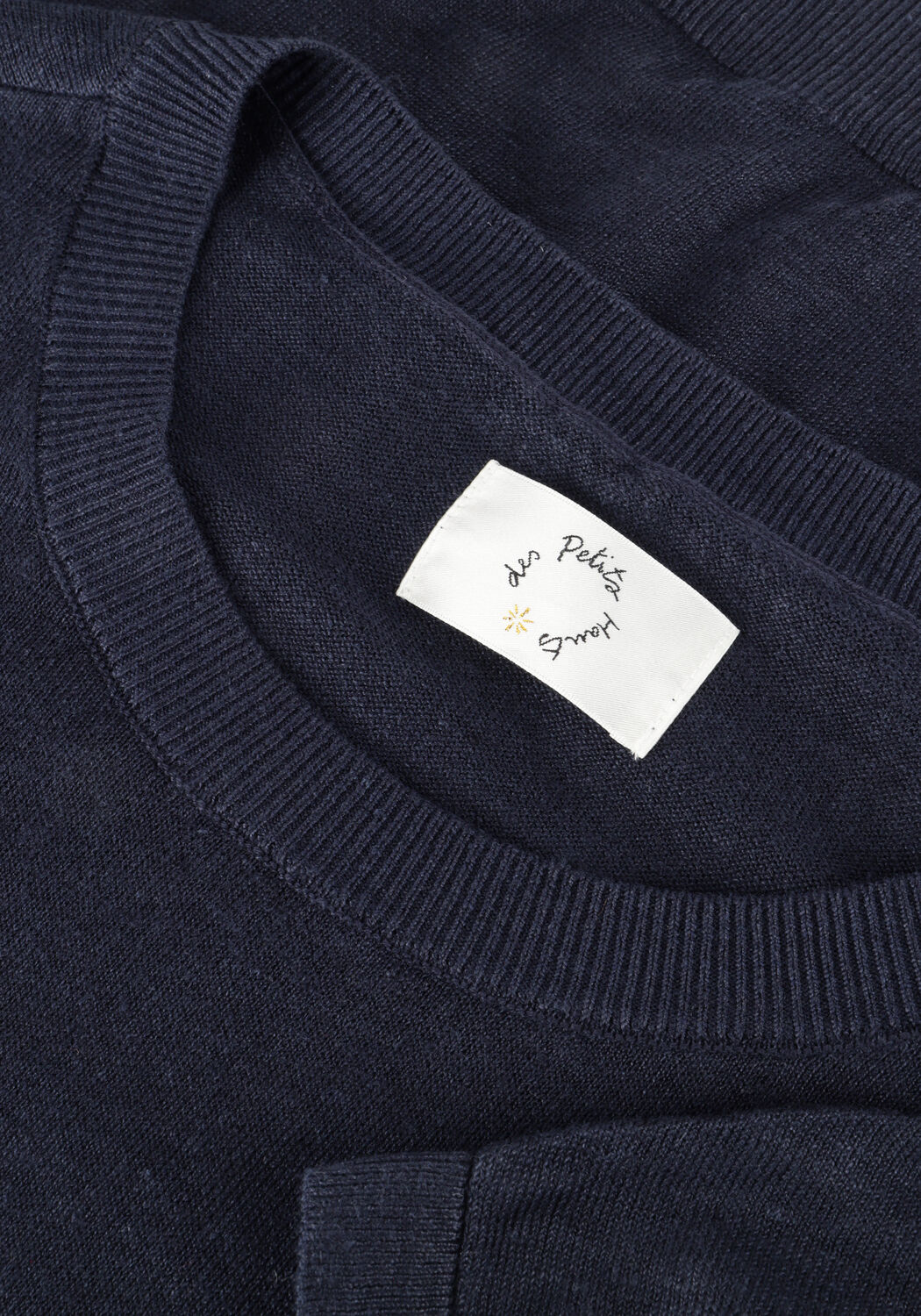 Donkerblauwe DES PETITS HAUTS T-shirt ALEXO - large