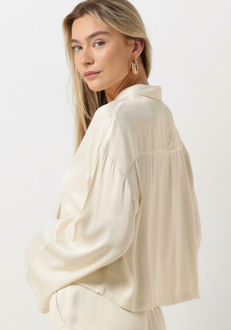 Ecru ALIX THE LABEL  LADIES WOVEN KIMONO SLEEVE BLOUSE - large