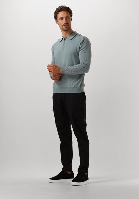 Blauwe PURE PATH Polo REGULAR FIT KNITWEAR POLO806 - large