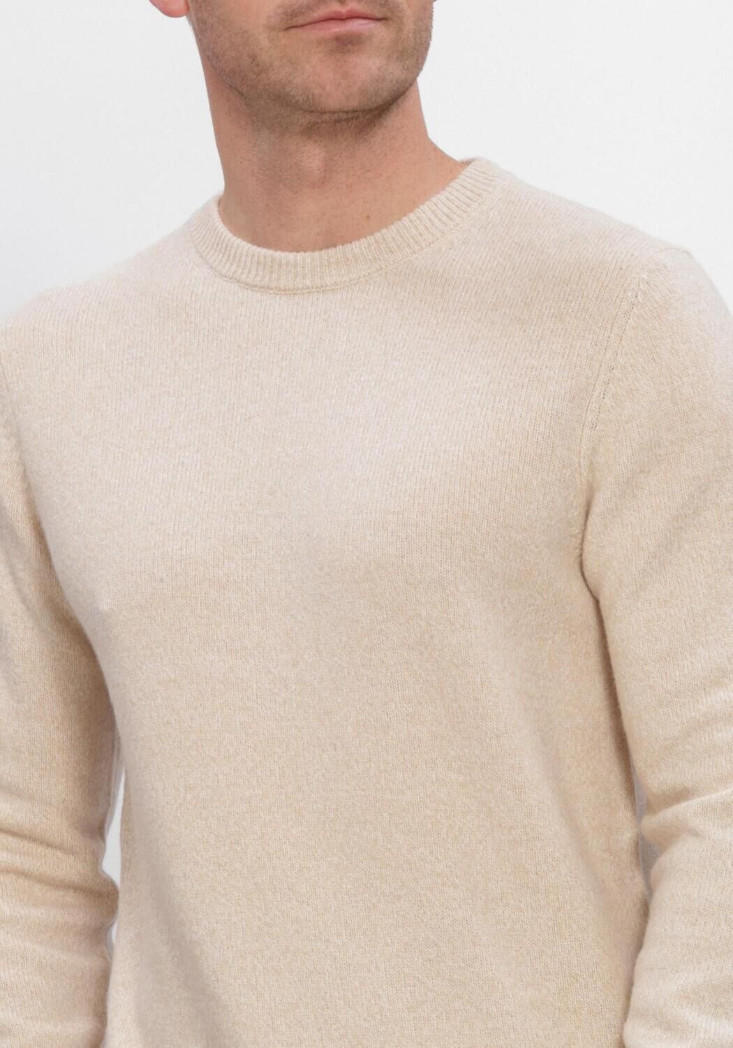 Beige PROFUOMO Trui PULLOVER CREW NECK - large