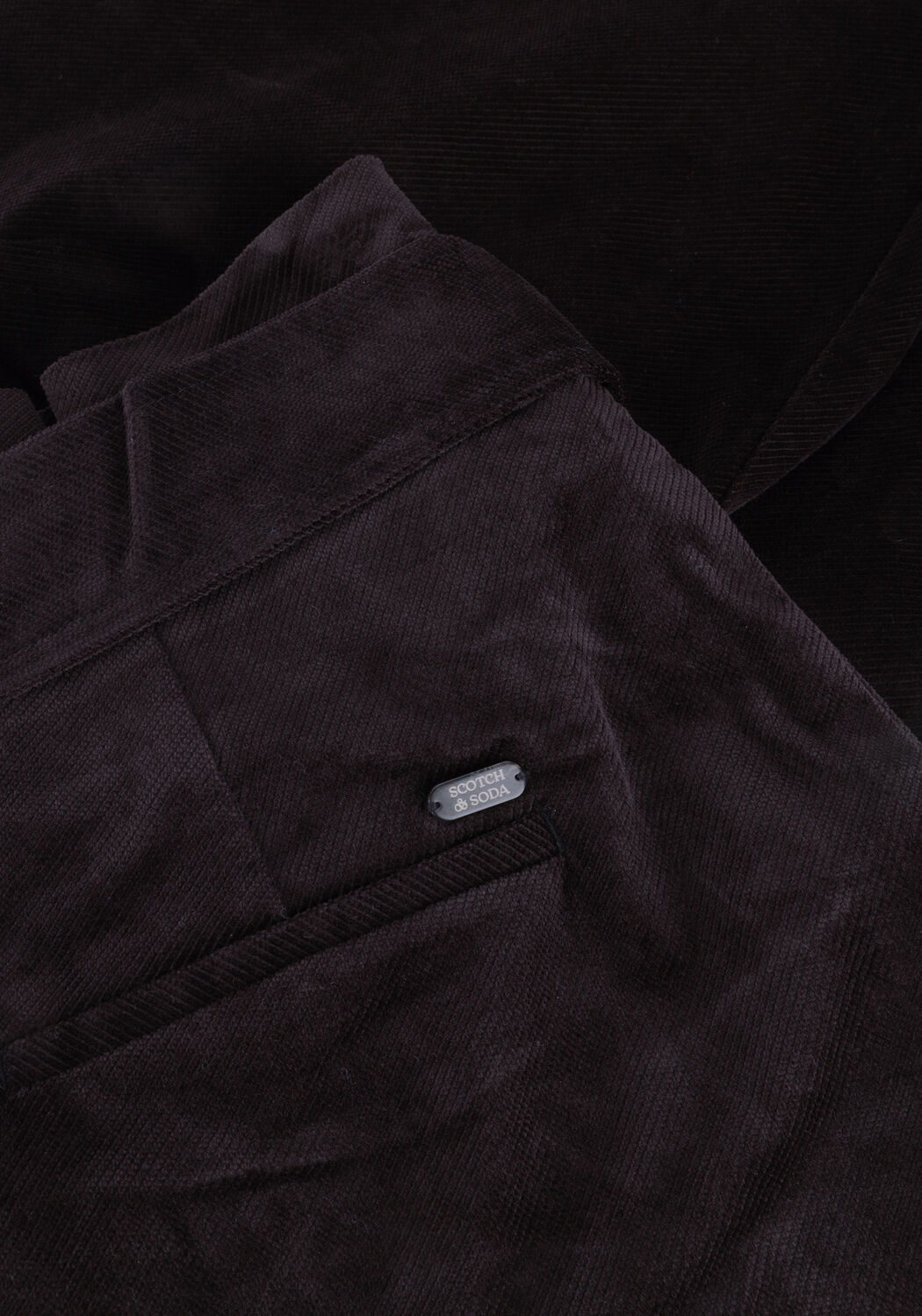 SCOTCH & SODA Pantalon DAISY - HIGH RISE STRAIGHT LEG PAPERBAG TROUSERS en noir - large