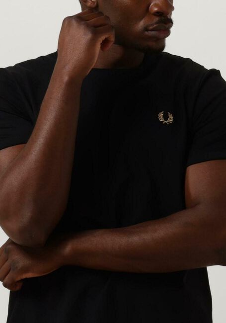 FRED PERRY T-shirt RINGER T-SHIRT en noir - large
