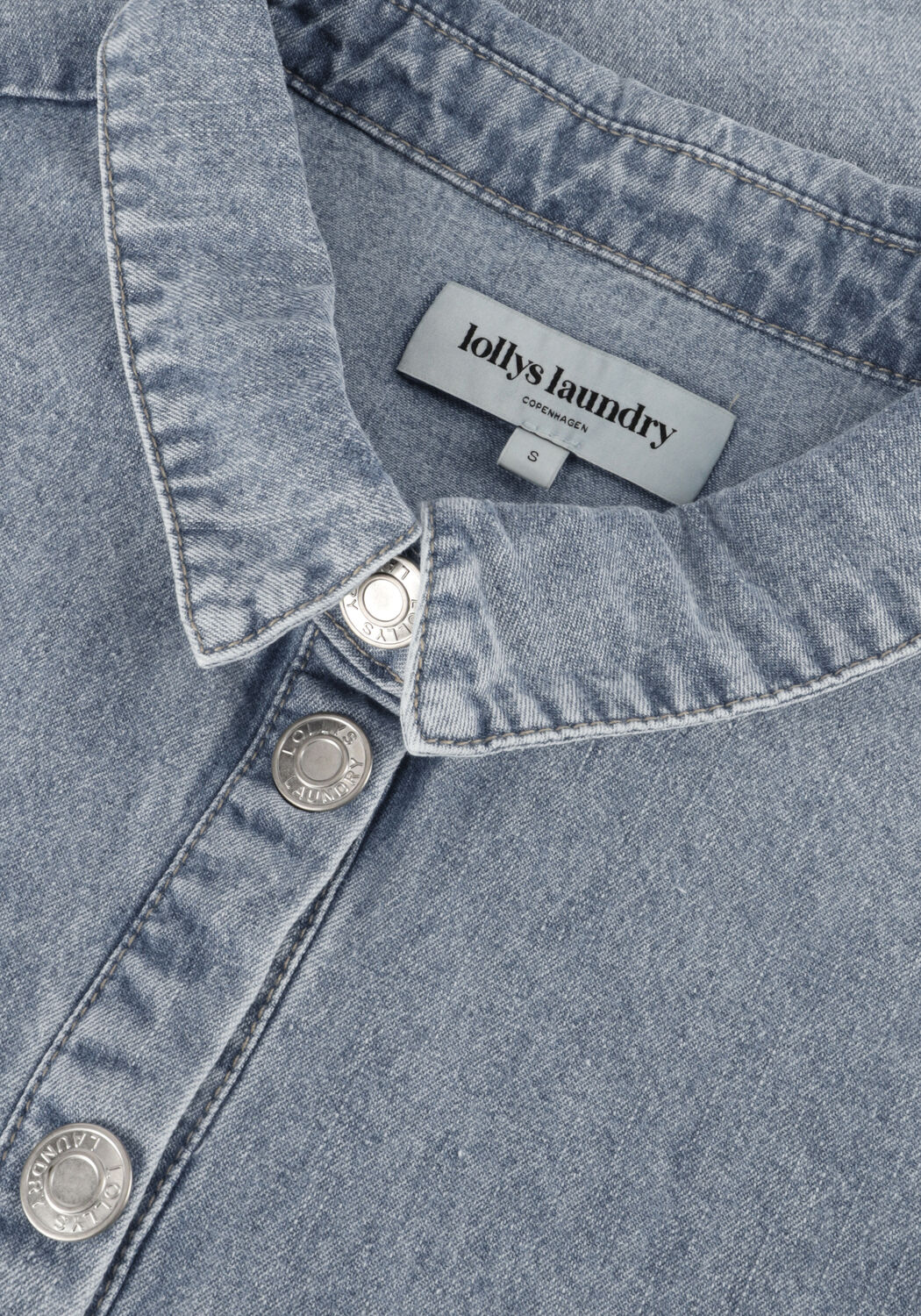 LOLLYS LAUNDRY BONOLL SHIRT SS Blouses en bleu - large