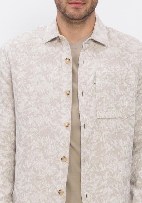 CAST IRON LONG SLEEVE SHIRT JACQUARD 2 TONE Surchemises en blanc - large