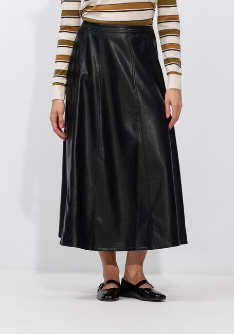 NEO NOIR Jupe midi RAYA FAUX LEATHER SKIRT en noir - large