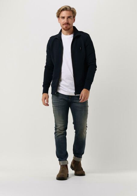 Donkerblauwe BUTCHER OF BLUE Vest SWEATFLIX CARDIGAN - large