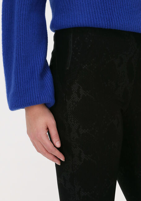 Zwarte OBJECT Legging BELLE MW COATED LEGGING - large