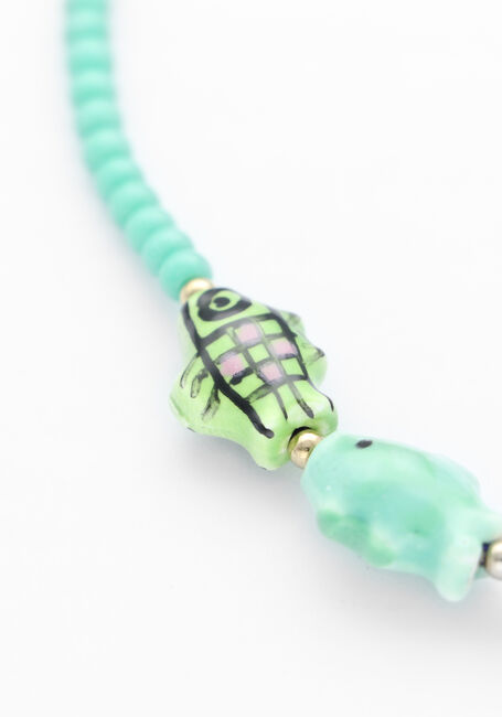 BONNIE STUDIOS Colliers FISH TRIO NECKLACE en vert - large
